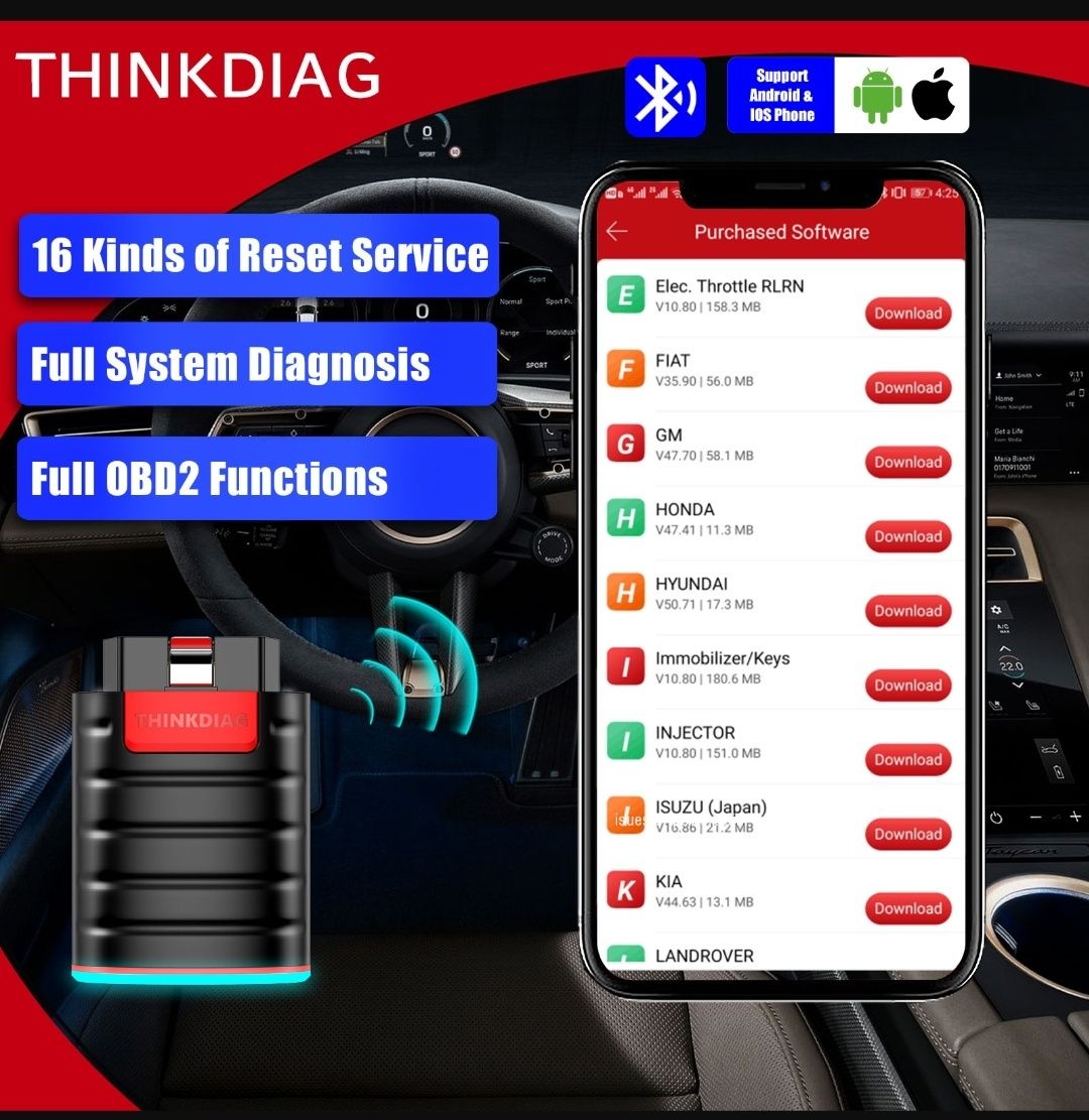 Máquina de diagnostico ThinkDiag Launch X431