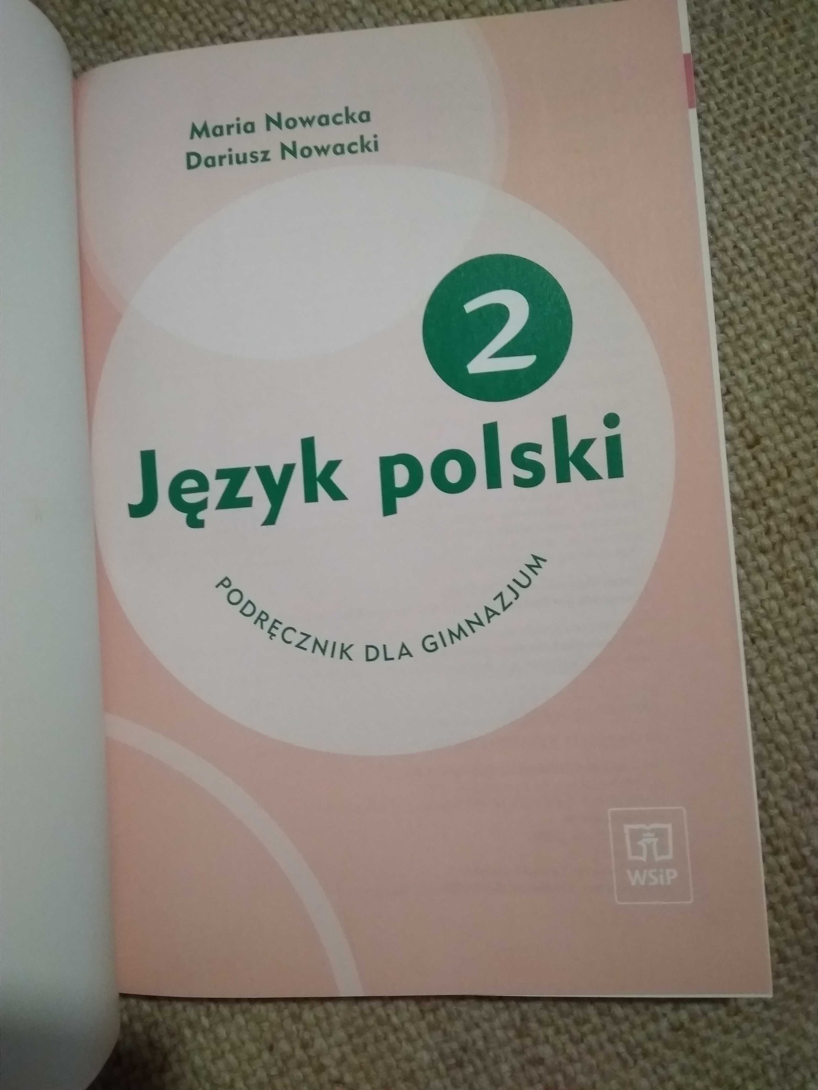 Język polski kl 2 podręcznik gimnazjum Nowacka, Nowacki WSiP