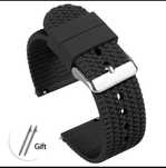 Pasek do zegarka czarny 24 mm nowy