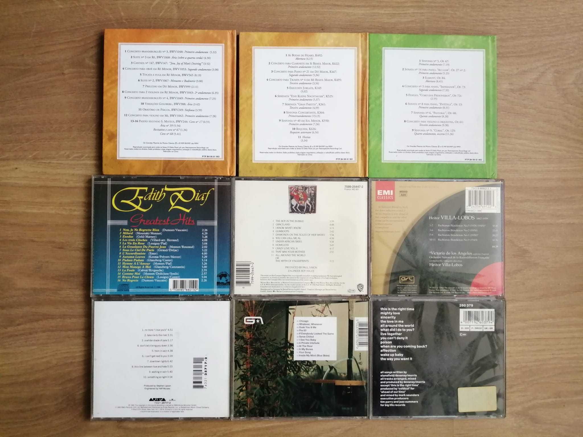 CD's de vários artistas