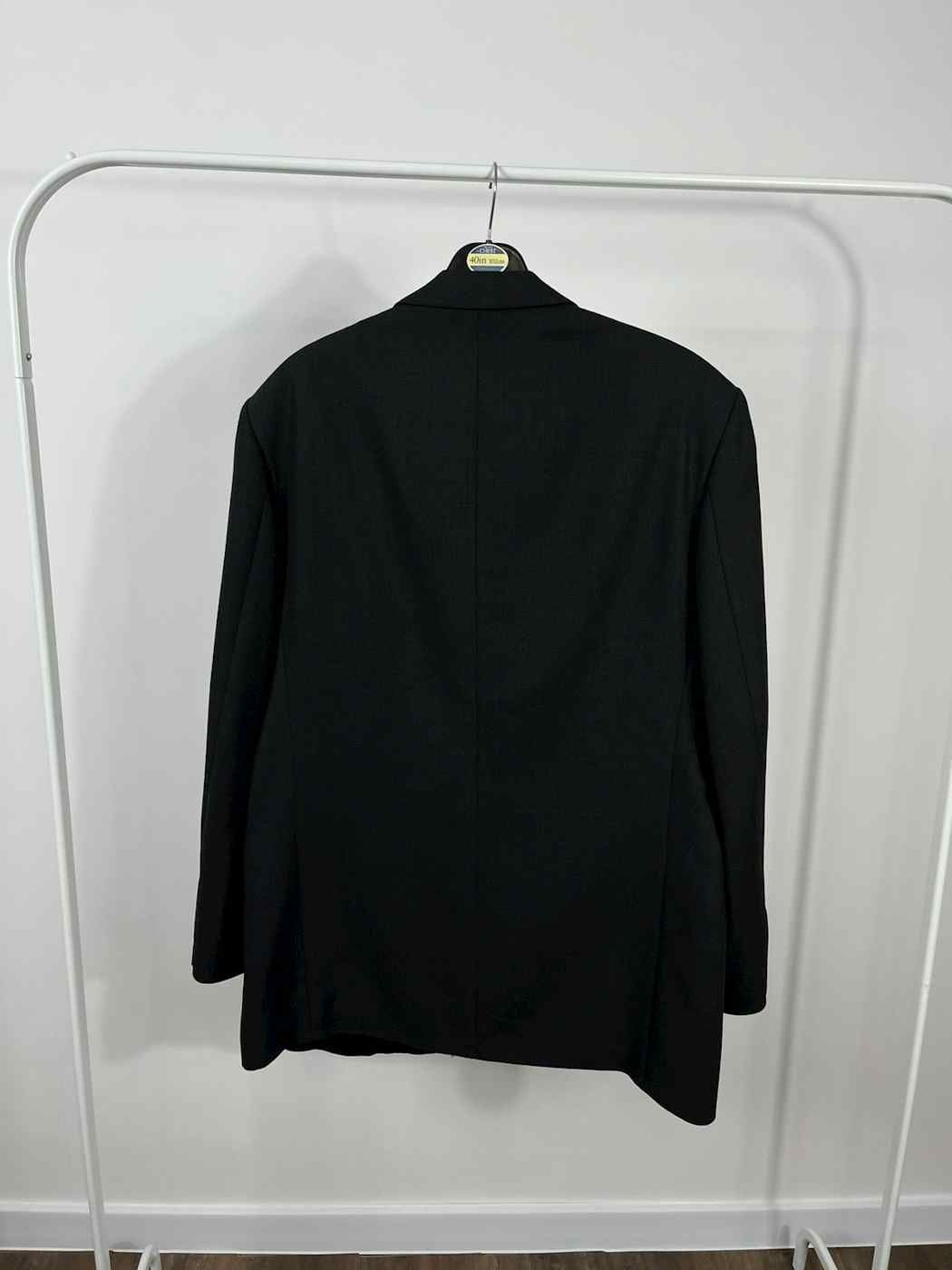 Костюм Balmain Paris классический черный пиджак Exchange деловой