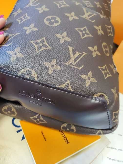 LOUIS VUITTON Plecak Worek damski męski Torebka torba, skóra 77008