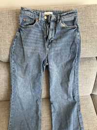 Dżinsy jeansy H&M szeroka nogawka