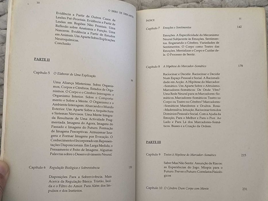 O Erro de Descartes
Emoção, razão e cérebro humano
de António Damásio