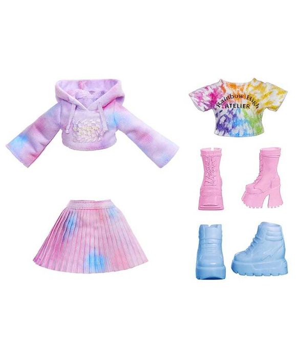 RAINBOW HIGH - Watercolor & Create - Lalka DIY  Purple Fioletowe Oczy