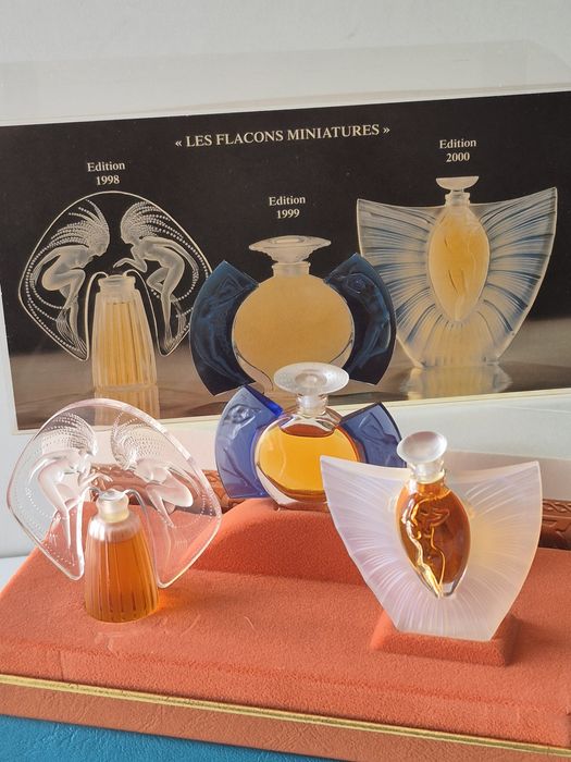 Lalique zestaw miniatur vintage