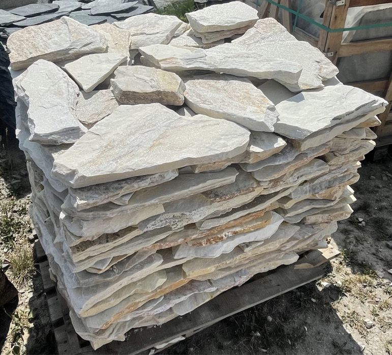 ŁUPEK NATURALNY Elewacja Taras Schody Kamień Ogrodowy Ozdobny