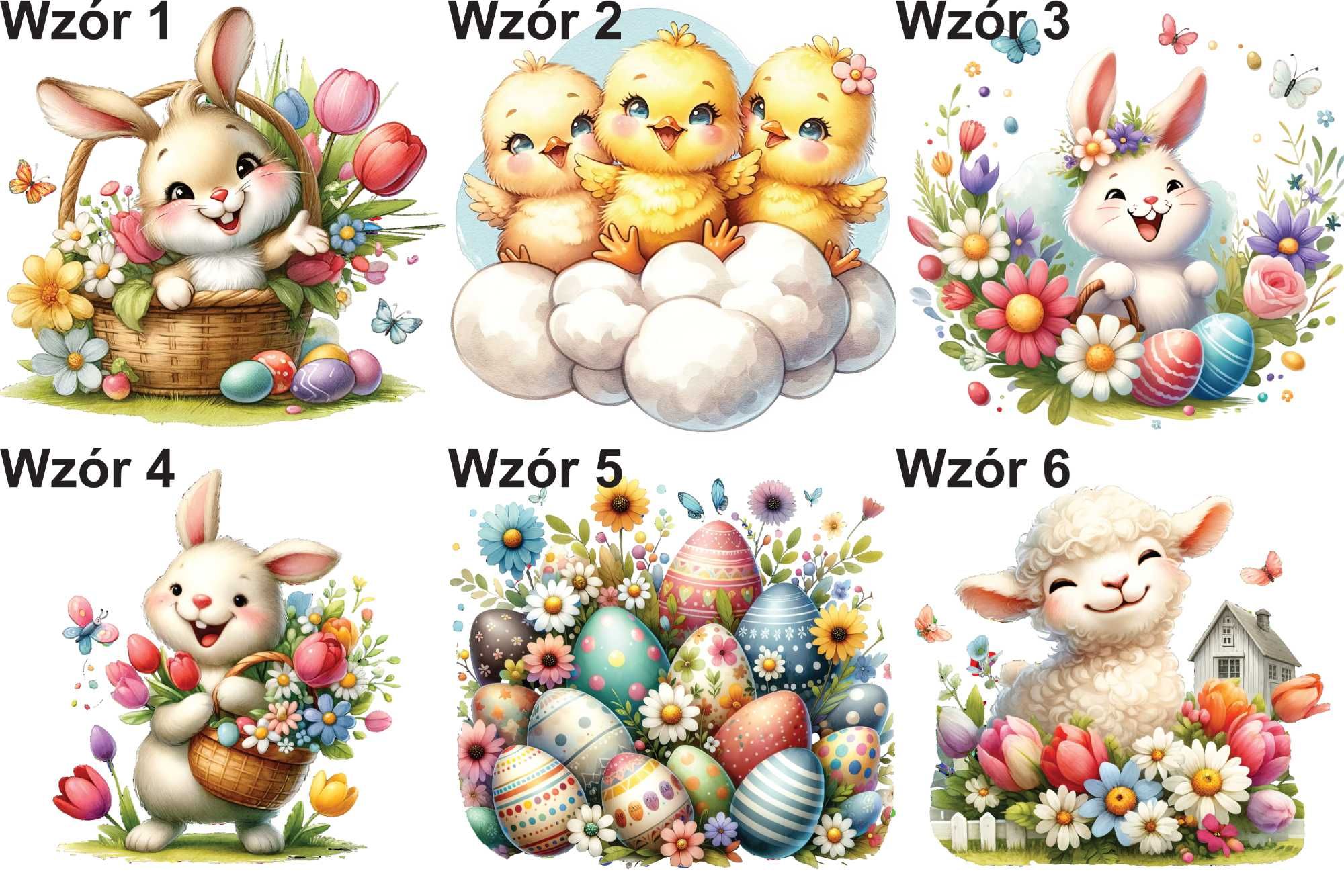 Organizer box pudełko na słodycze kredki przybornik Wielkanoc 12 wz