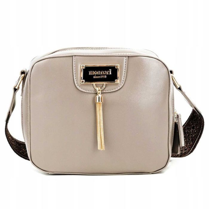 Torebka Damska MONNARI Listonoszka Na Ramię Skóra Ekologiczna Frędzle