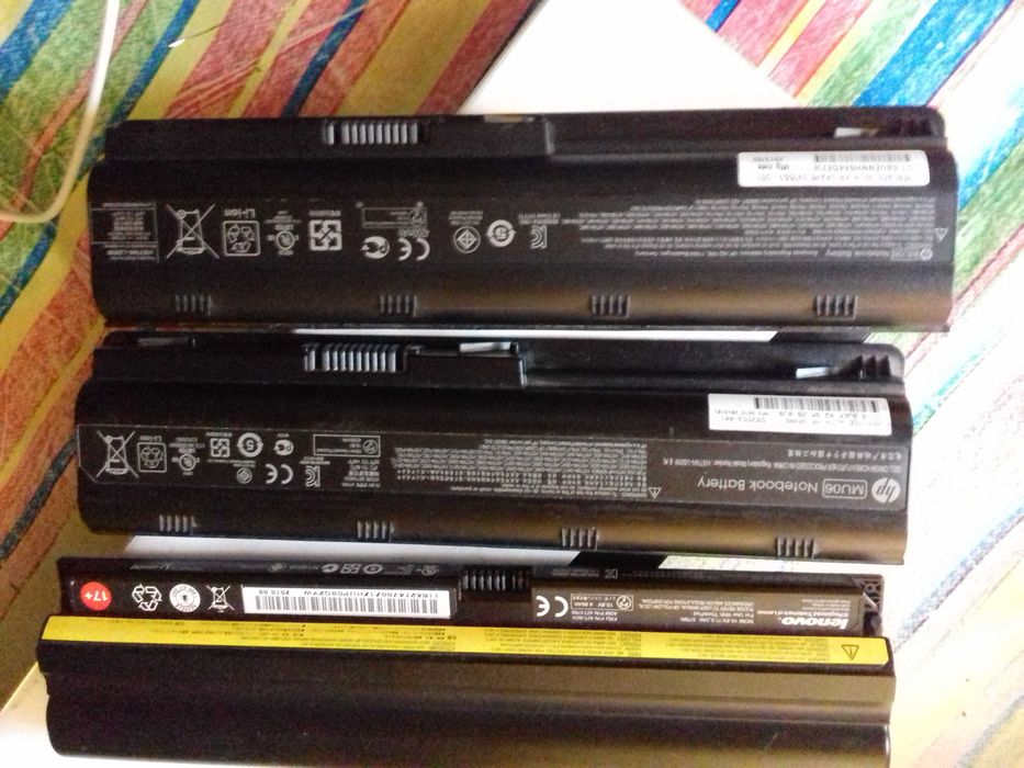 Ноут.Акумулятори Lenovo, HP
