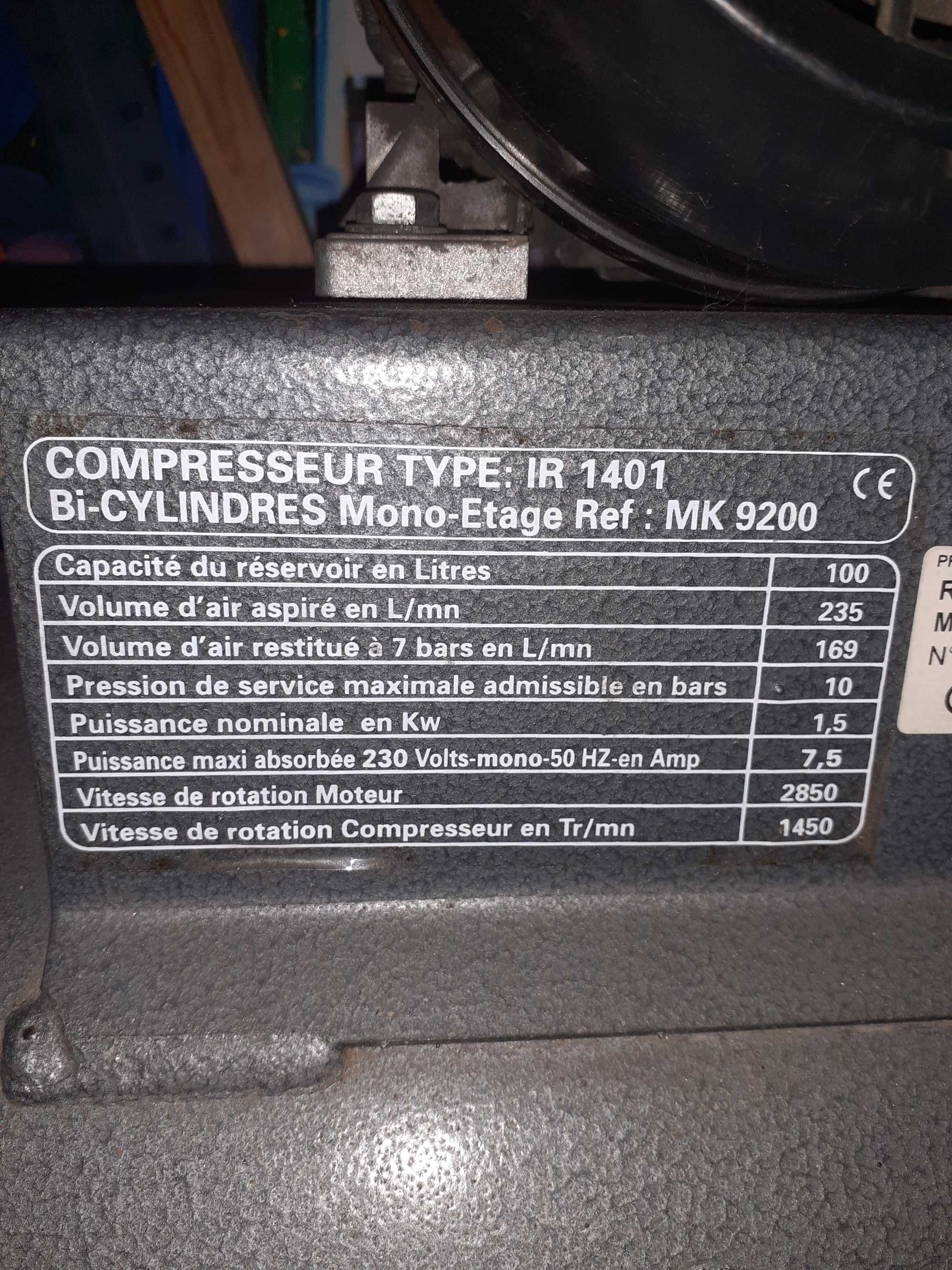 kompresor 100l w bardzo dobrym stanie