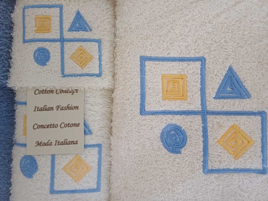 Conjunto de toalhas de WC