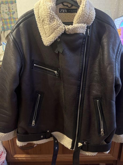 Куртка дублянка Zara розмір L 48