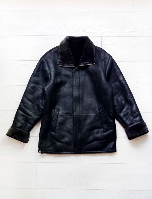 Дешево! Натуральная Мужская Дубленка VERDONNI / Куртка / Пальто / зима