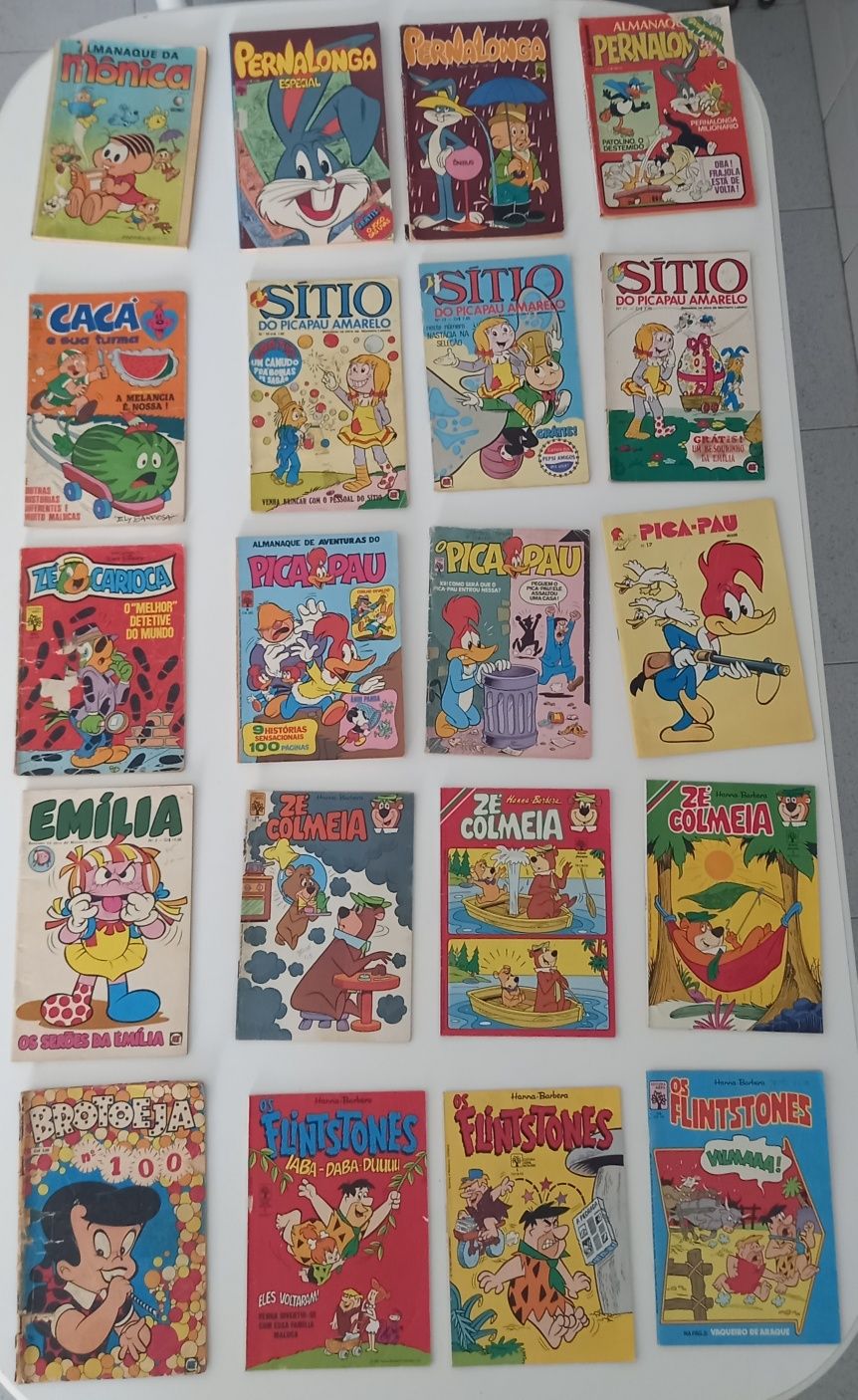 Livros banda desenhada variada antiga