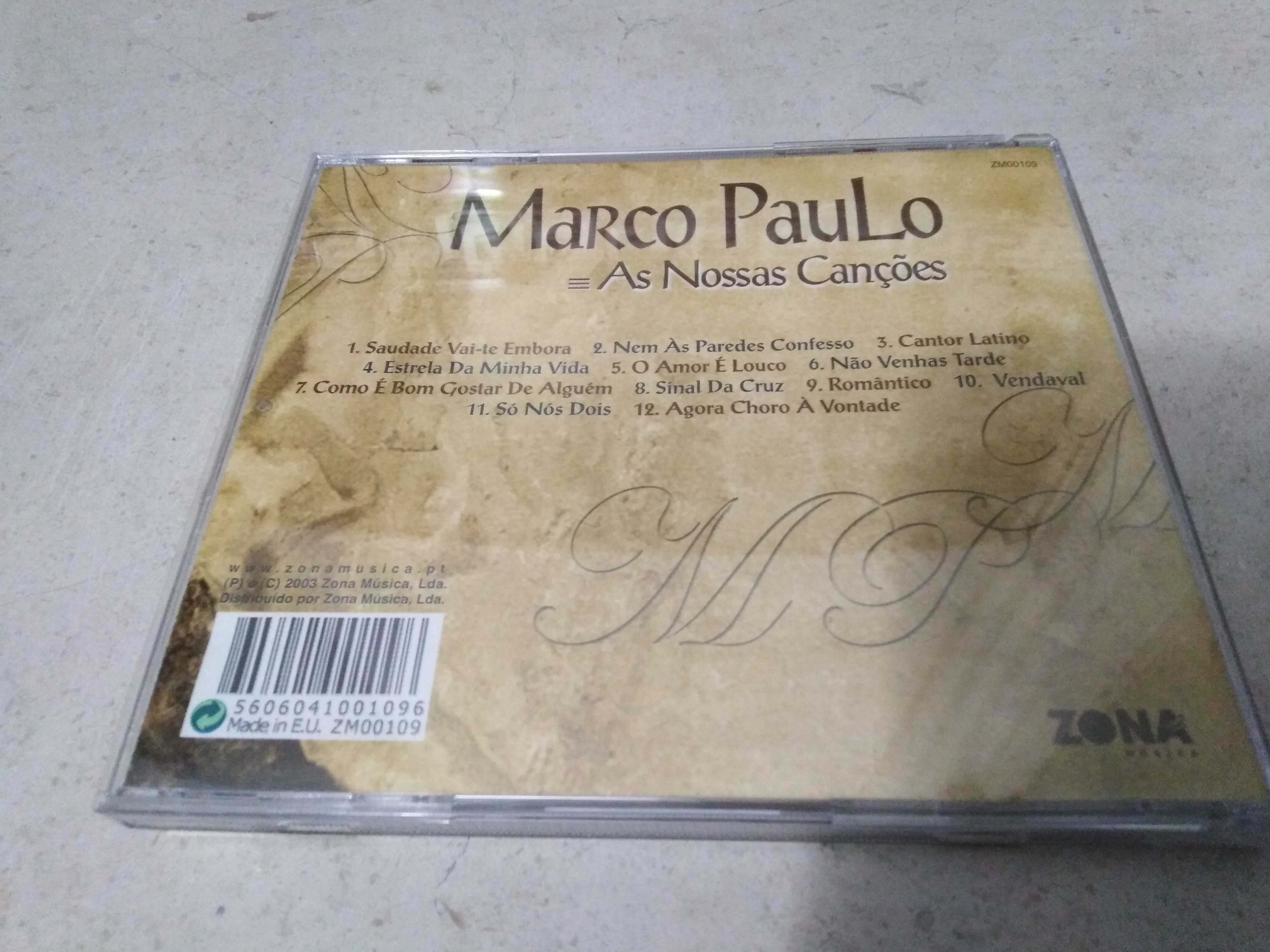 CD Marco Paulo - As Nossas Canções.