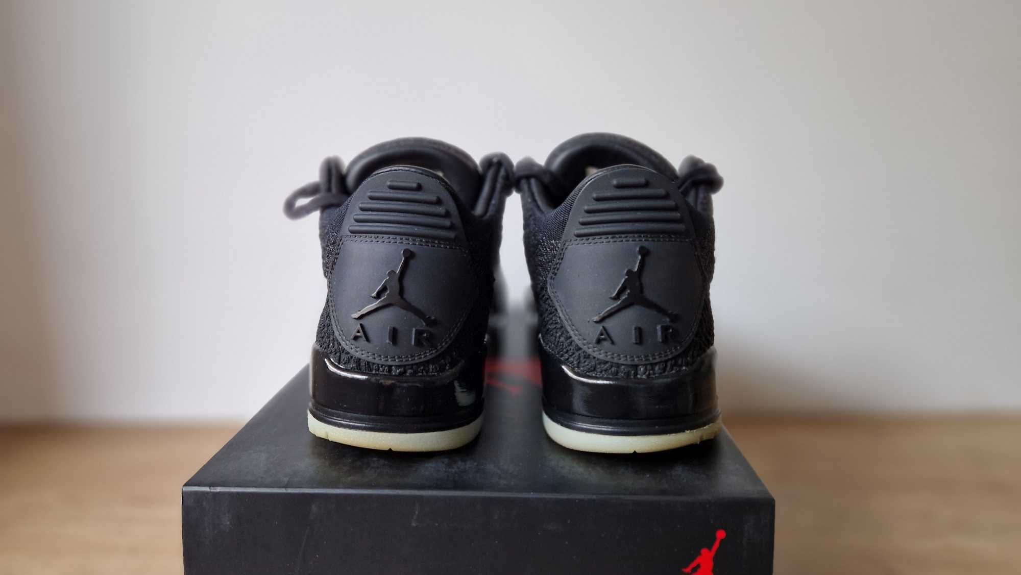 Jordan 3 Retro Flyknit Black Cat 42,5 EUR = 9 US 9US