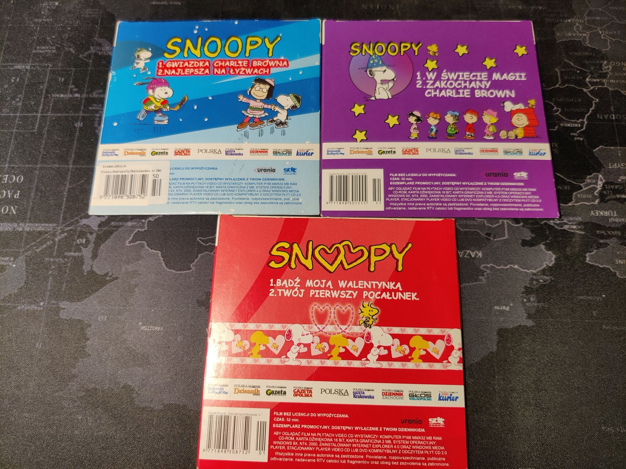 Snoopy VideoCD części 1,2 i 3