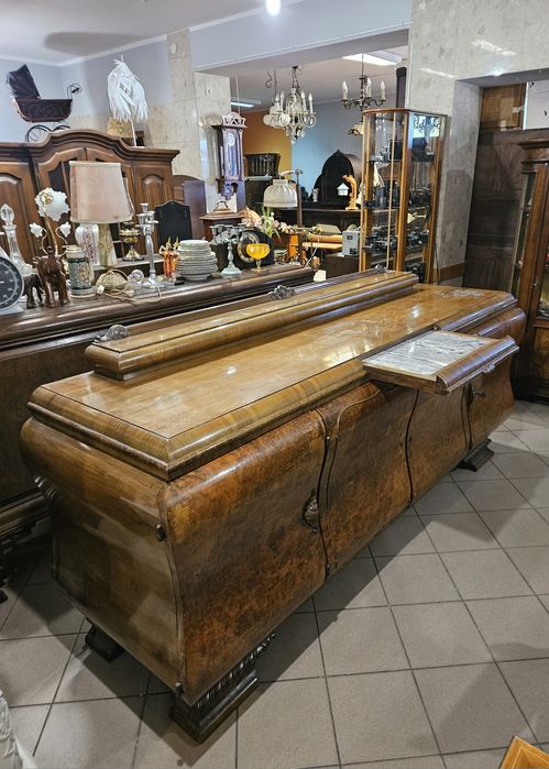 Stary Duży Bufet Art Deco