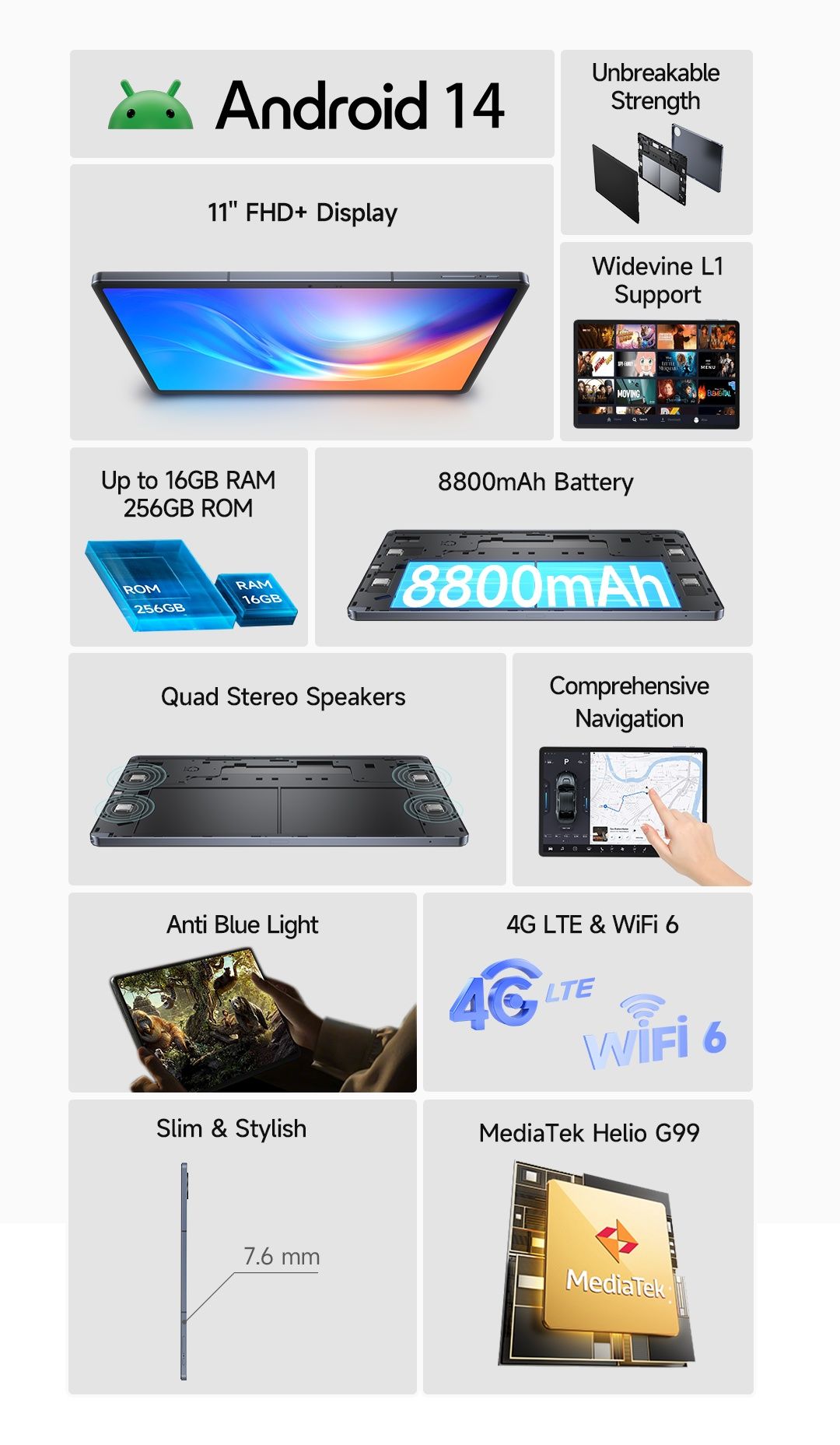 Планшет Ulefone Tab A11 Pro