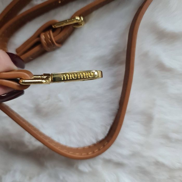 Torebka MiuMiu miu miu brazowa kuferek damski