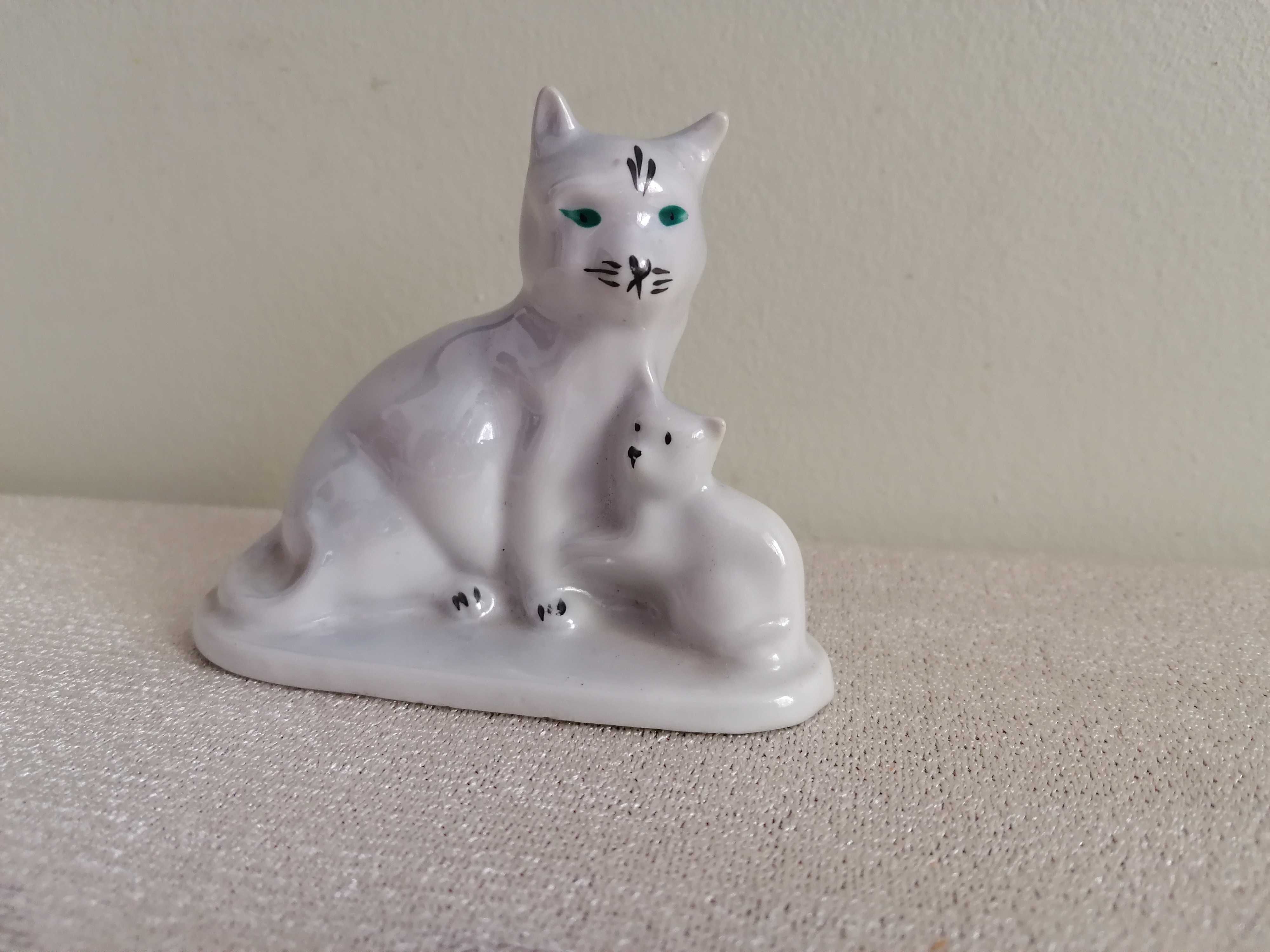 porcelana figurka kot koty Titov