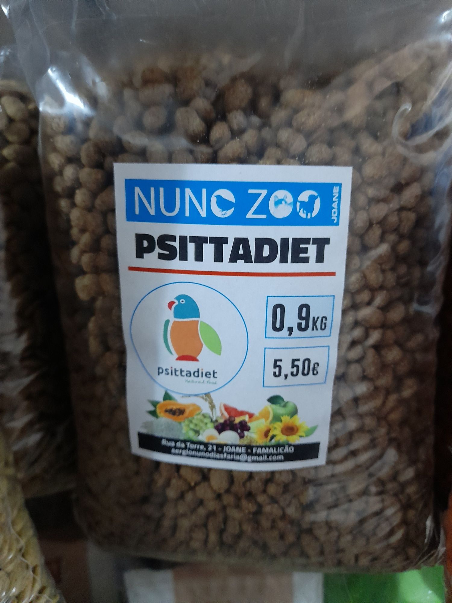 Psittadiet de 0.900 grs 5 euros