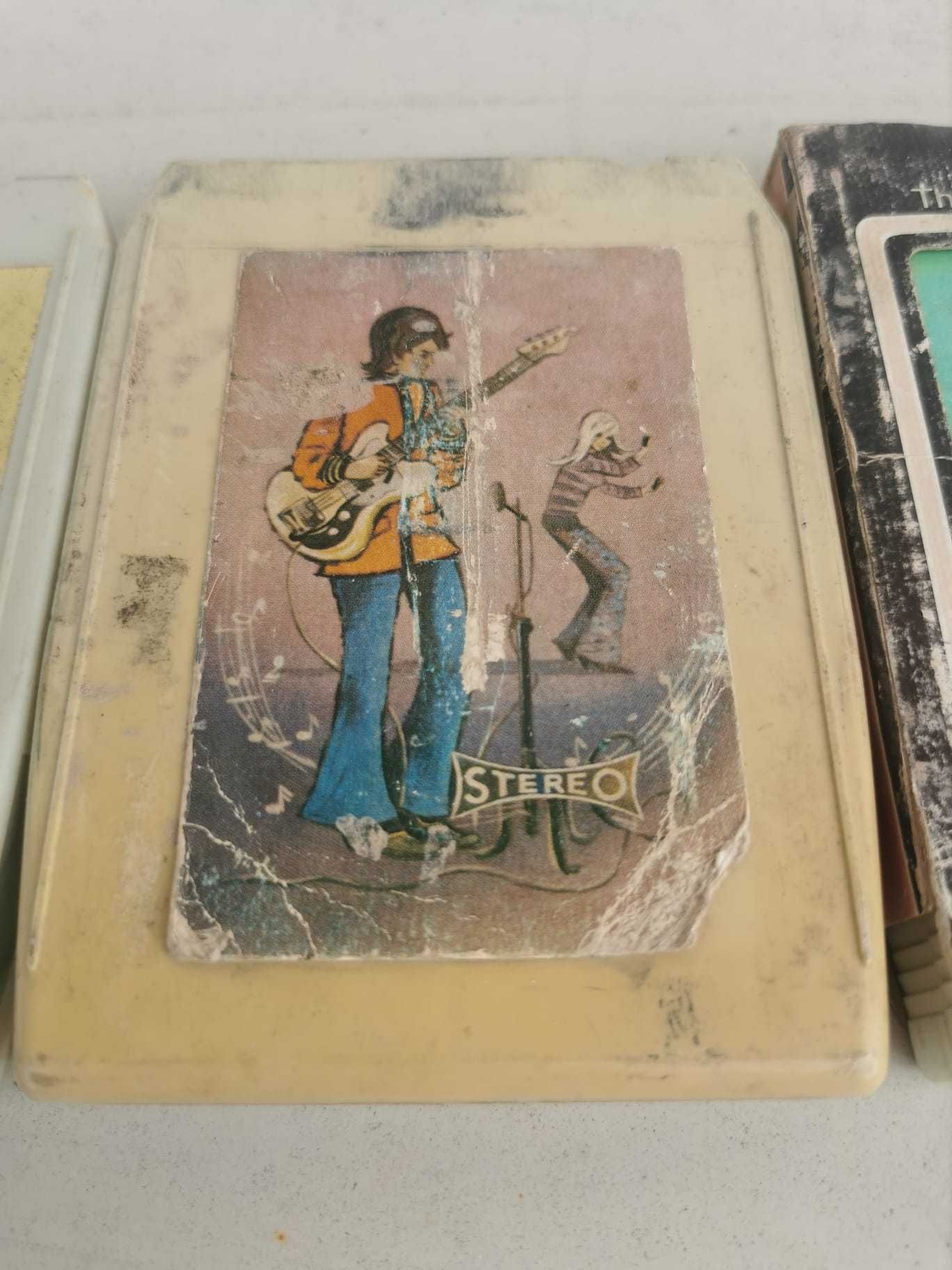 Lote de cassettes de 4 pistas