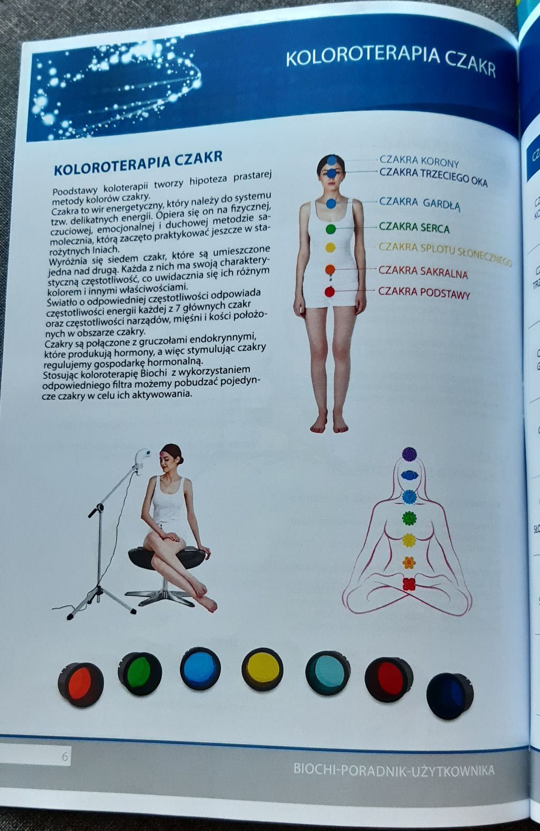 Lampa lecznicza do terapii światłem spolaryzowanym Biochi Medic