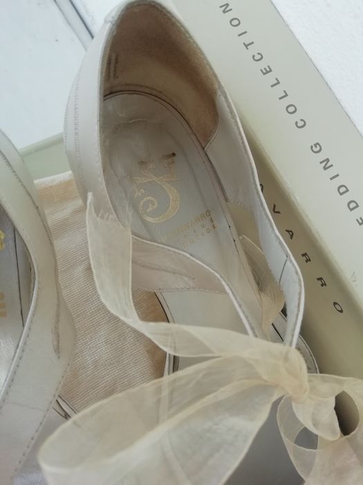 Sapatos de casamento Sara Navarro Spain