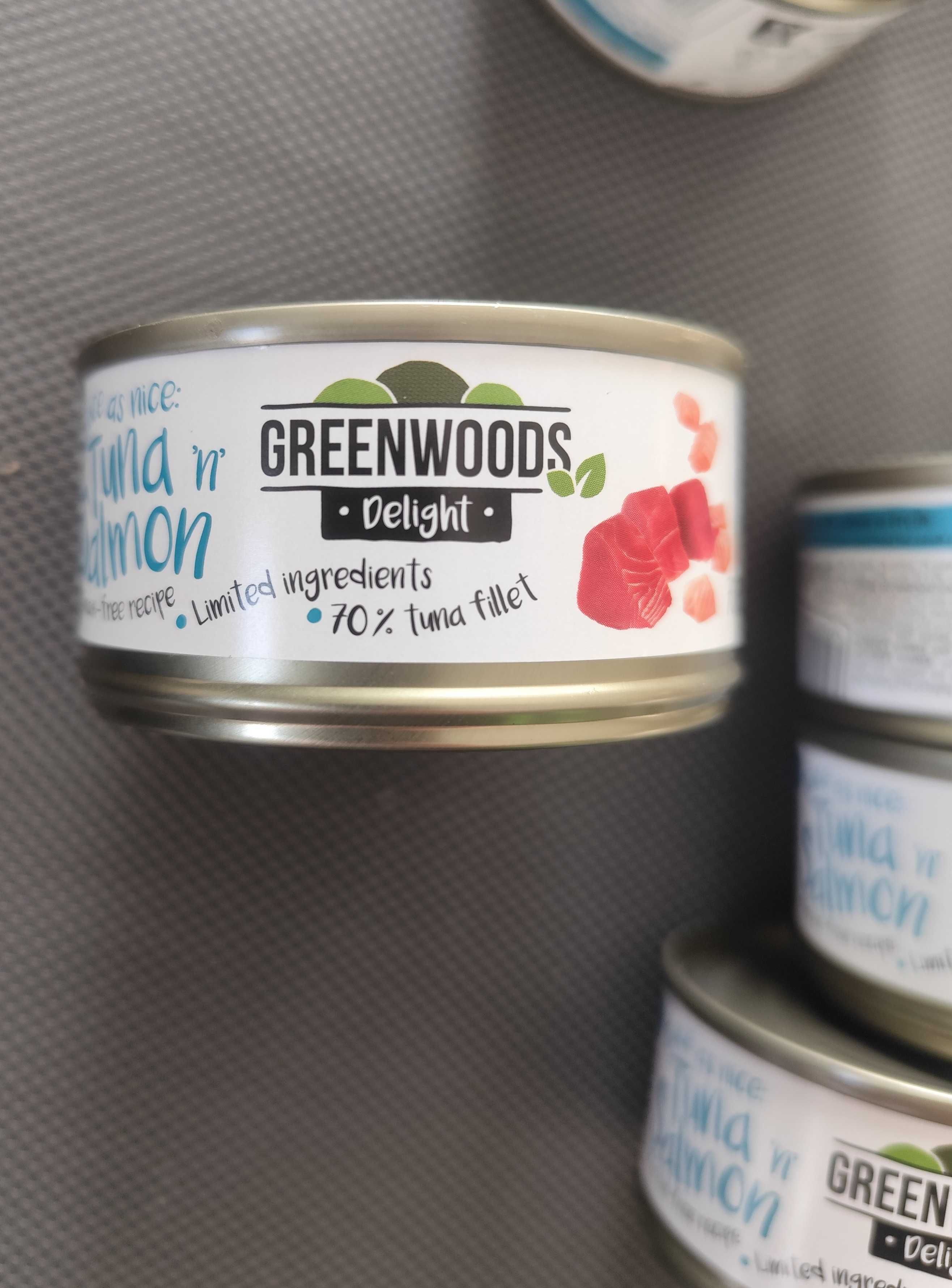 Karma mokra dla kota - Greenwoods Delight - filet z tuńczyka i łosoś!