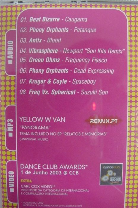 Pack de CD's da Danceclub