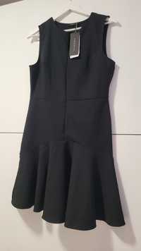Sukienka mała czarna syrenka 42 XL