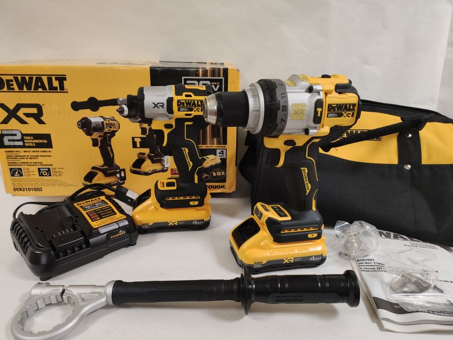 Оригінальний ударний дриль шуруповерт + імпакт DeWALT DCK2101QQ2 XR20V