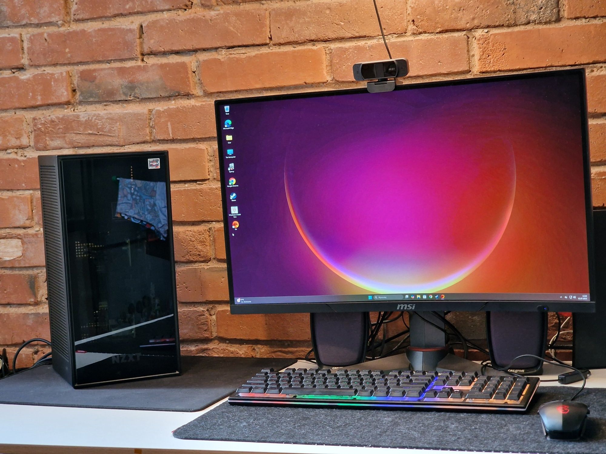 NZXT Mały ITX dla Gracza! | Ryzen 5 | 16GB | RX5600xt | 512GB NVME | 6
