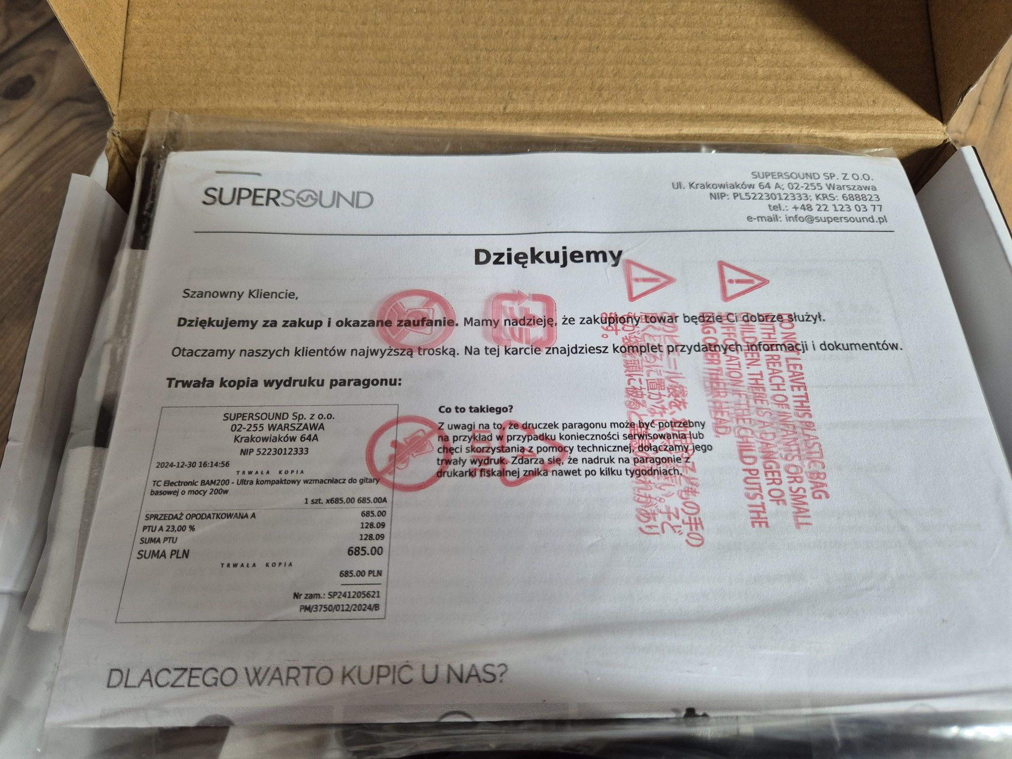 TC Electronic BAM200 jak nowy