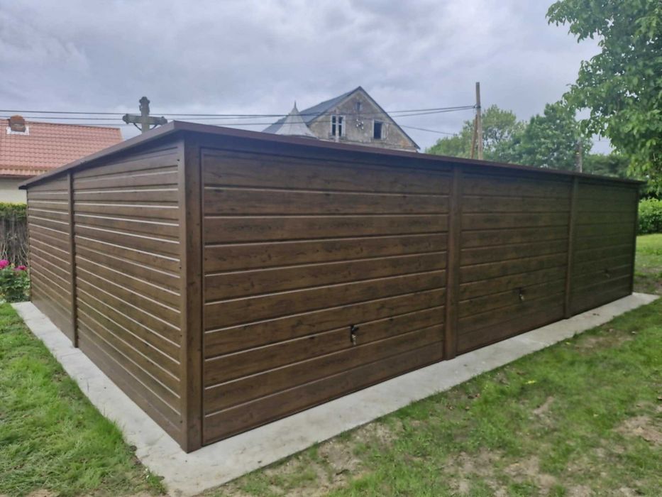 Garaż blaszany garaże blaszane blaszak 9*6 7*5 6*5 producent profil