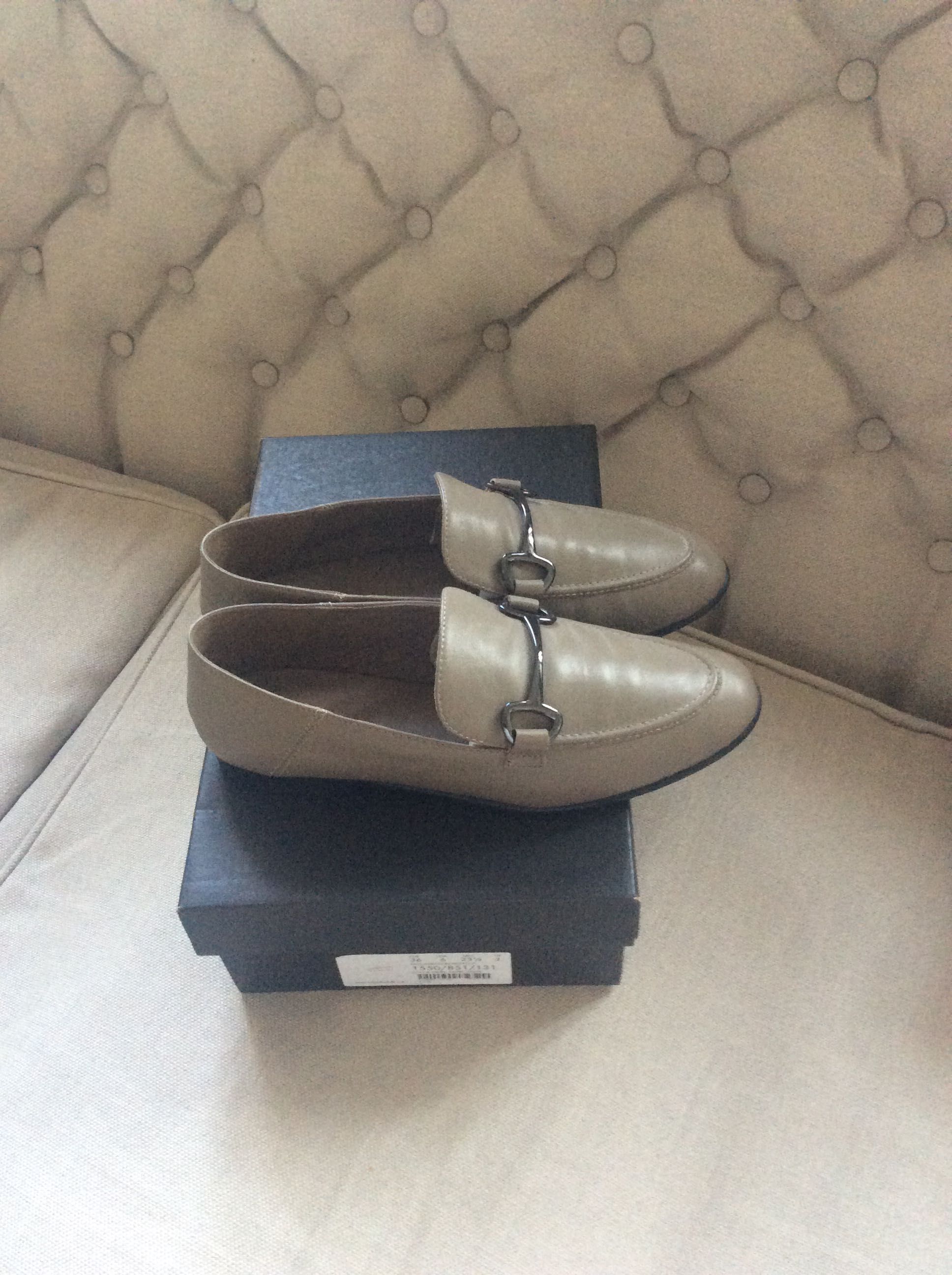 Massimo Dutti mokasyny  taupe r 36