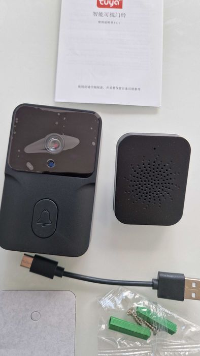 Dzwonek bezprzewodowy wideodomofon Wifi aplikacja na telefon