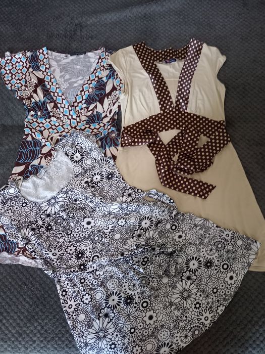 Tuniki 3 sztuki rozmiar S