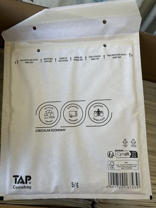 Envelopes almofadados