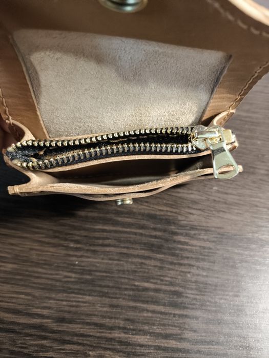 Кожаные кошельки ручной работы.