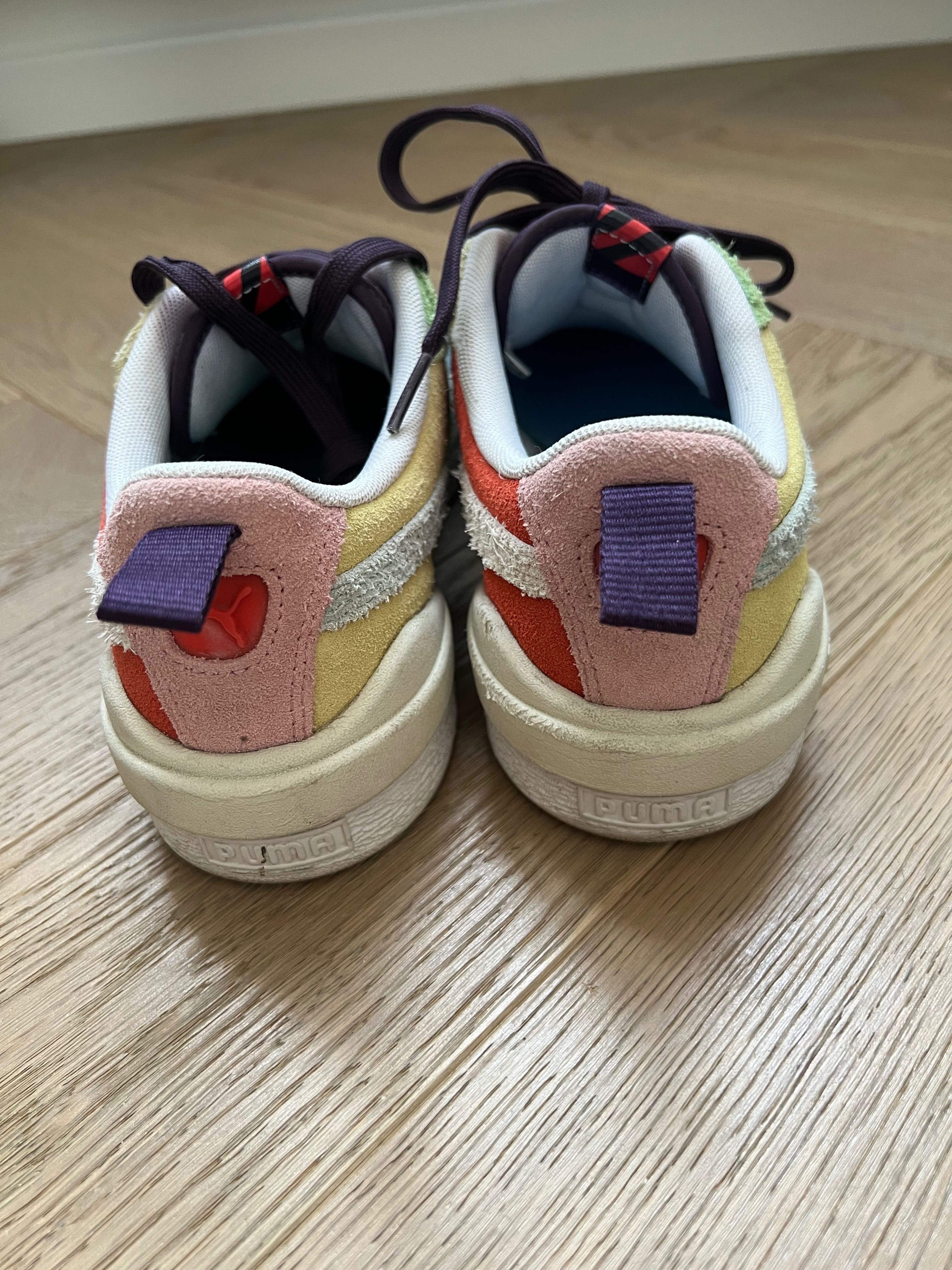 Buty kolorowe Sneakersy PUMA  38 ( 24,5cm) – Suede Bloc WTFormstripe