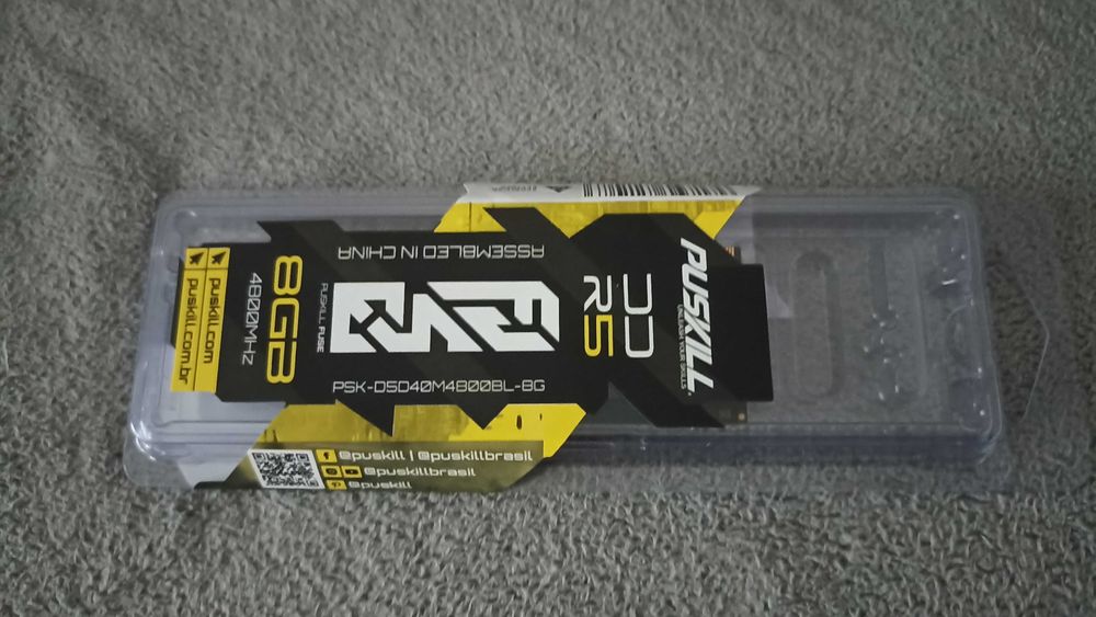 Оперативна пам'ять SO-DIMM PUSKILL DDR5 8GB (1.1V, 262-Pin, 4800MHz)