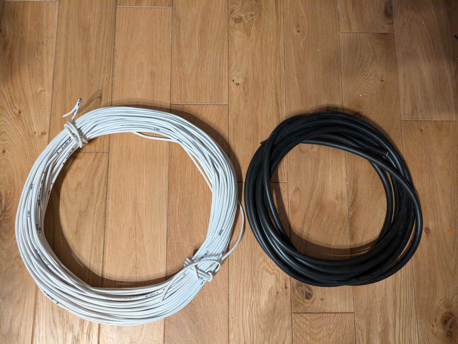 Zestaw kabli do systemu alarmowego - NOWE - YKY 3x1,5 i YTDY 8x0,5