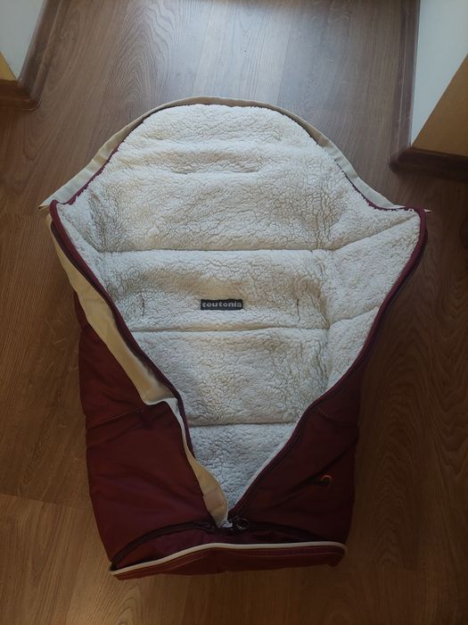 Трансформер - супер теплий конверт/ одіяло на овчині Teutonia