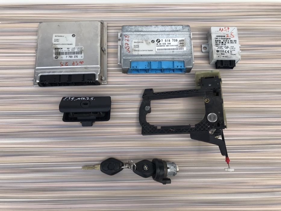 EWS ЕВС Комплект БМВ Е39 М57 2.5d Рестайл Имобилайзер Замки Мозги Блок