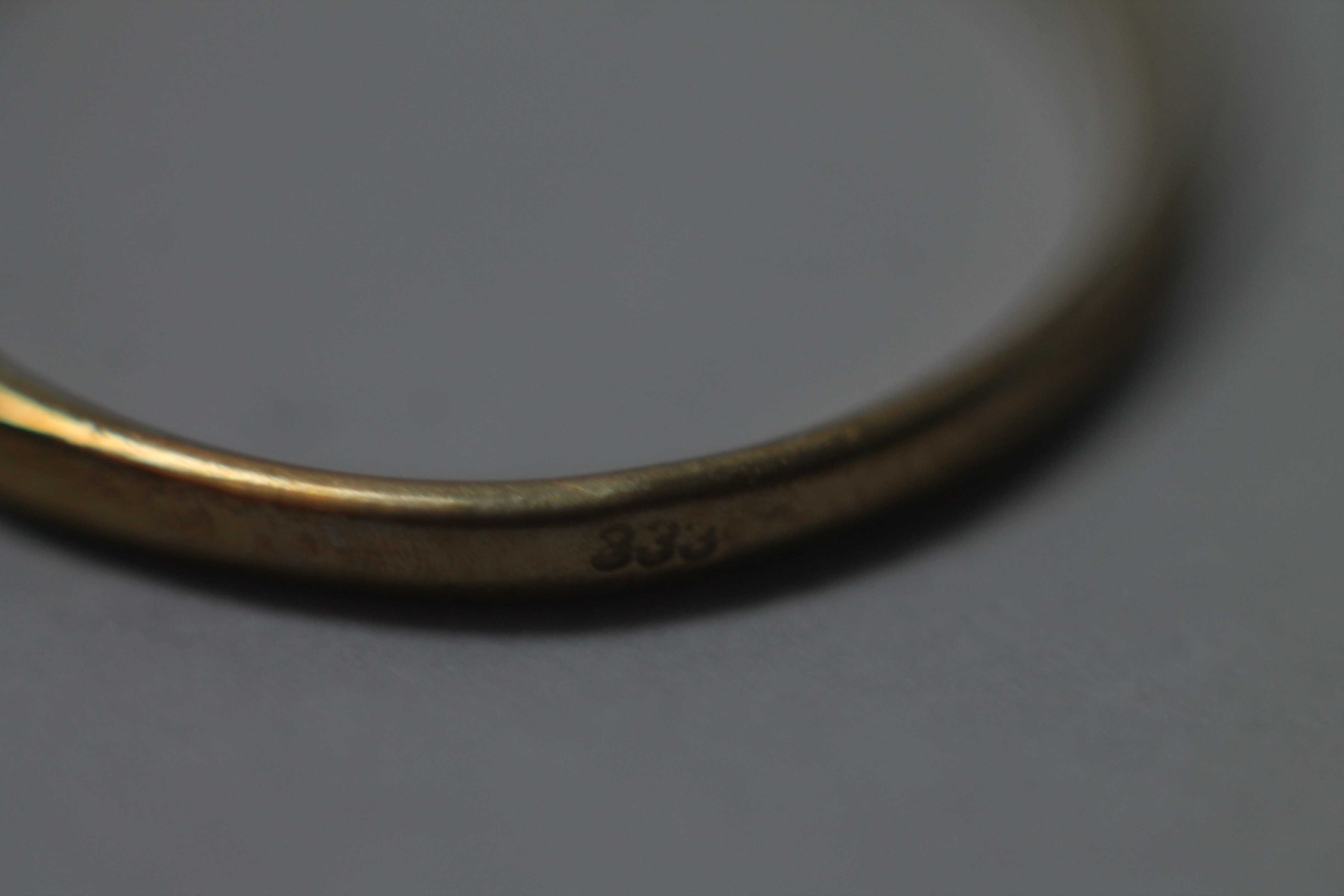 Piękny złoty pierścionek p.333 R13