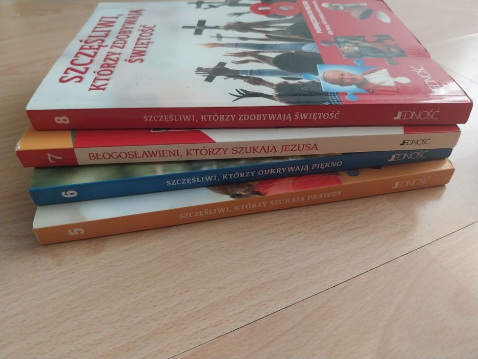 Podreczniki do religii klasa 5, 6, 7, 8