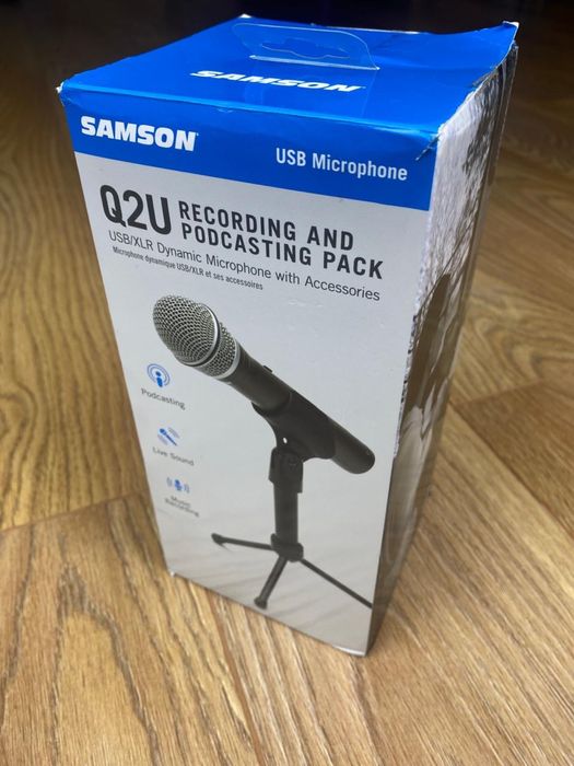 Мікрофон Samson Q2U USB/XLR